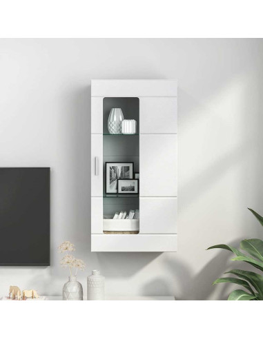 Mobile a muro Bianco 55 x 29 x 100 cm Legno multistrato