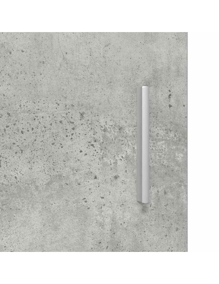 Mobile a muro Grigio cemento 55 x 29 x 100 cm Legno multistrato