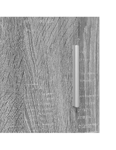 Mobile a muro Grigio sonoma 55 x 29 x 100 cm Legno multistrato