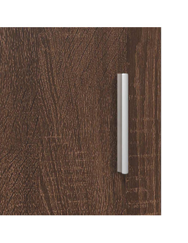 Mobile a muro Rovere marrone 55 x 29 x 100 cm Legno multistrato