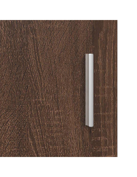 Mobile a muro Rovere marrone 55 x 29 x 100 cm Legno multistrato