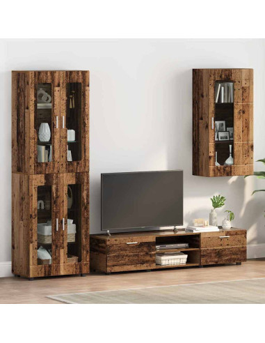 Mobile a muro Legno vecchio 55 x 29 x 100 cm Legno multistrato