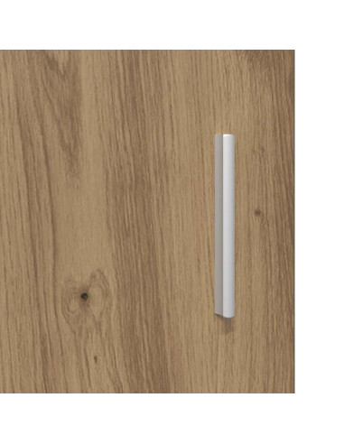 Mobile a muro con porta rovere artigianale 55 x 29 x 100 cm