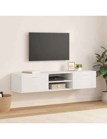 Mobile TV Bianco 150 x 39 x 30 cm Legno multistrato