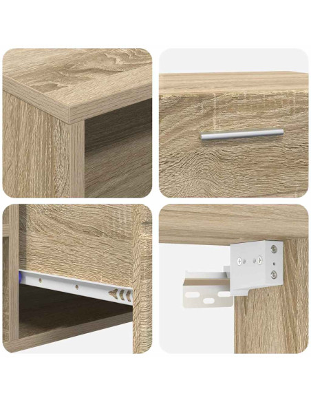 Mobile TV rovere sonoma 150 x 39 x 30 cm Legno multistrato