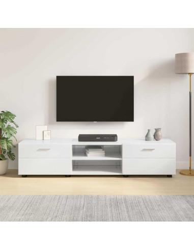 Mobile TV Grigio cemento 150 x 39 x 30 cm Legno multistrato