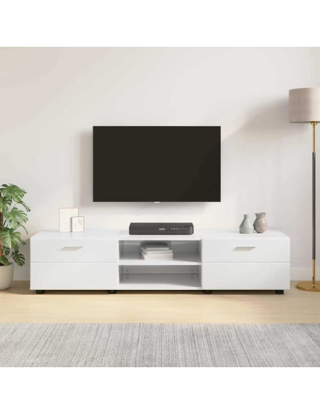 Mobile TV Grigio cemento 150 x 39 x 30 cm Legno multistrato