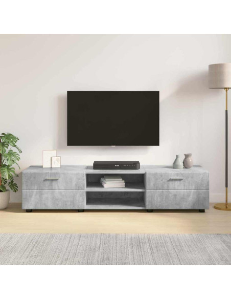 Mobile TV Bianco lucido 150 x 39 x 30 cm Legno multistrato