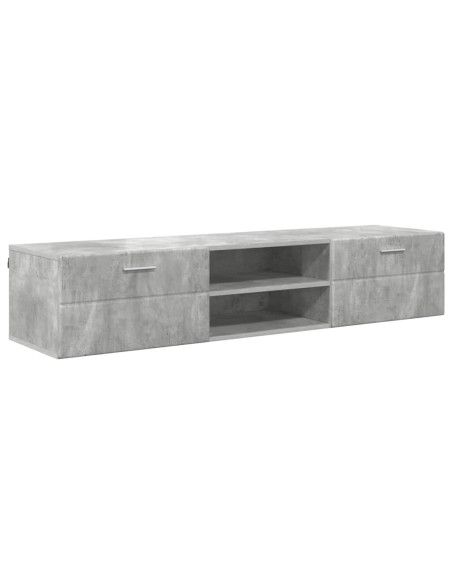 Mobile TV Bianco lucido 150 x 39 x 30 cm Legno multistrato