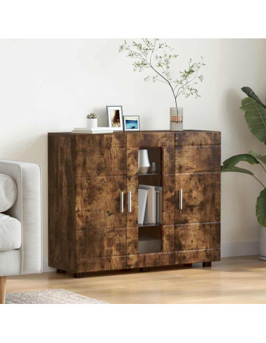 Credenza Rovere fumo 55.5 x 29 x 100 cm Legno multistrato