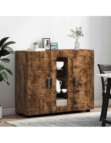 Credenza Rovere fumo 55.5 x 29 x 100 cm Legno multistrato