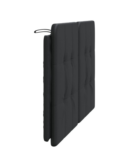 Cuscino Testiera Nero 137 cm in Similpelle