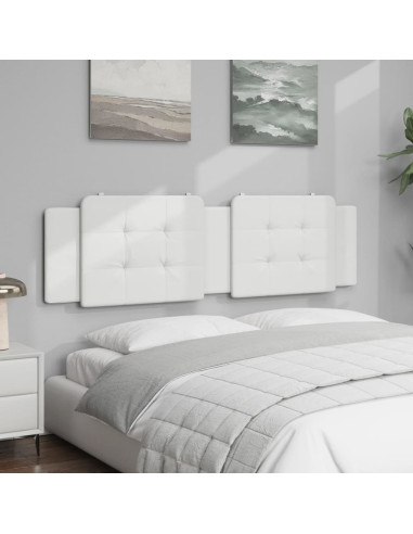 Cuscino Testiera Bianco 183 cm in Similpelle