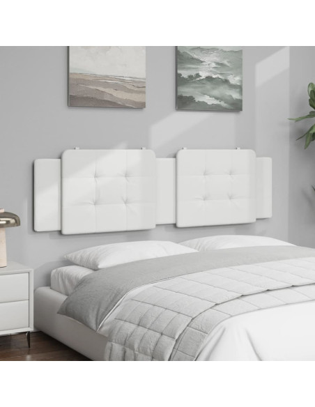 Cuscino Testiera Bianco 183 cm in Similpelle