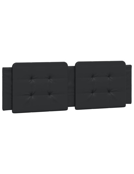 Cuscino Testiera Nero 152 cm in Similpelle