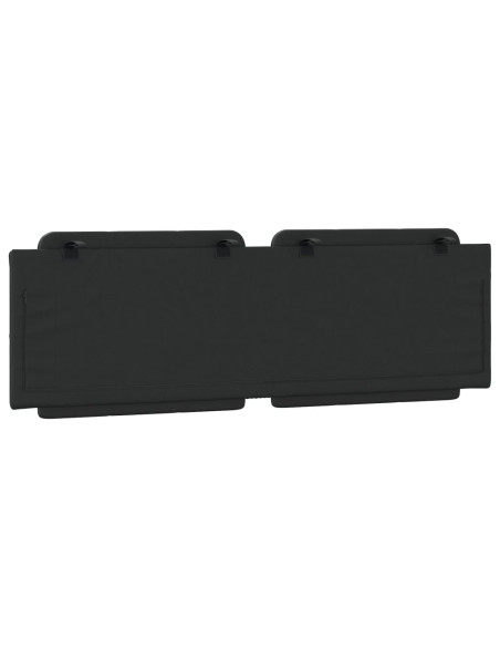 Cuscino Testiera Nero 152 cm in Similpelle