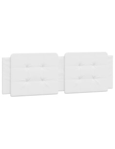 Cuscino Testiera Bianco 152 cm in Similpelle 2