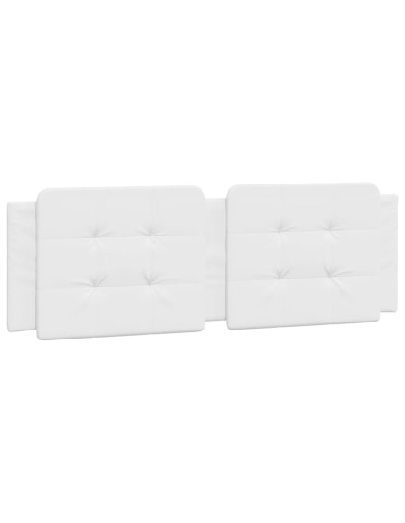 Cuscino Testiera Bianco 152 cm in Similpelle