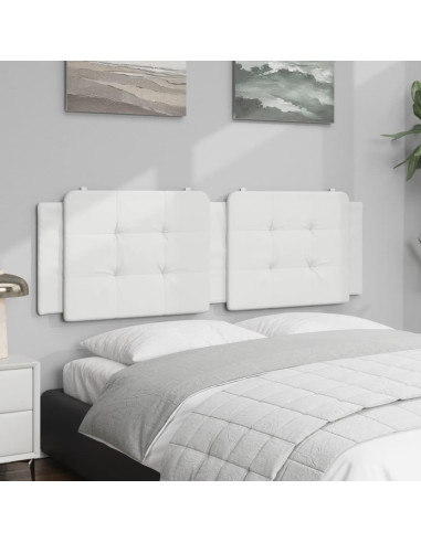 Cuscino Testiera Bianco 152 cm in Similpelle
