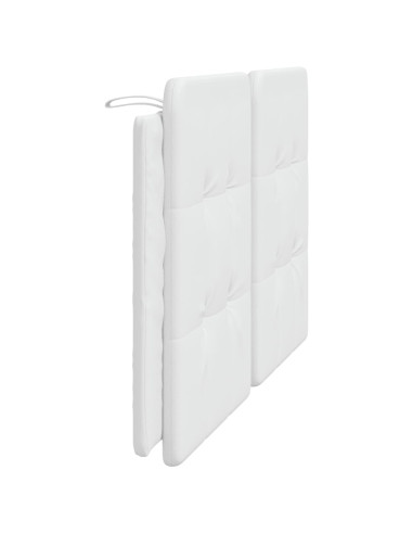 Cuscino Testiera Bianco 152 cm in Similpelle