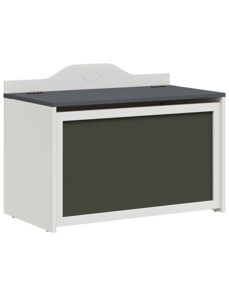 Scatola per Giocattoli Grigio e bianco 73 x 33 x 55 cm