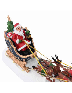 Tavolo di Natale 31,5 x 6,5 x 16 cm Resina Multicolore 2