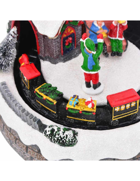 Decorazione Natalizia da Tavolo Multicolore 16 x 16 x 19 cm