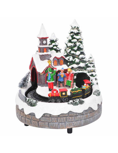 Decorazione Natalizia da Tavolo Multicolore 16 x 16 x 19 cm