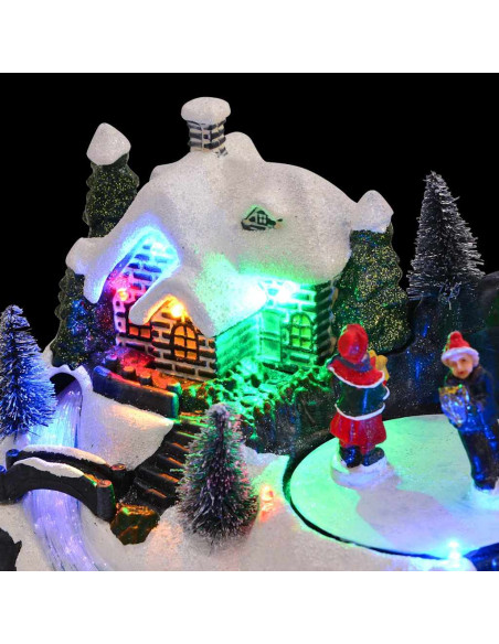 Decorazione Natalizia da Tavolo Multicolore 16 x 11.5 x 13 cm