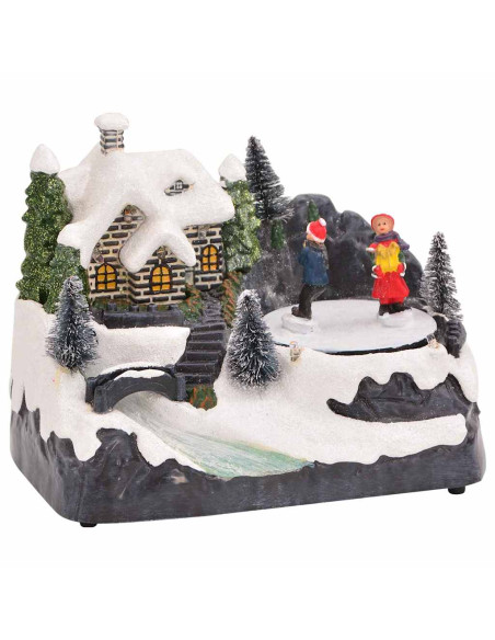 Decorazione Natalizia da Tavolo Multicolore 16 x 11.5 x 13 cm