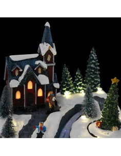 Villaggio di Natale Multicolore 20.5 x 17 x 21 cm Plastica 2