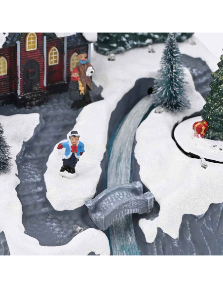 Villaggio di Natale Multicolore 20.5 x 17 x 21 cm Plastica