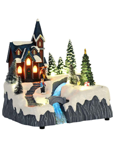 Villaggio di Natale Multicolore 20.5 x 17 x 21 cm Plastica