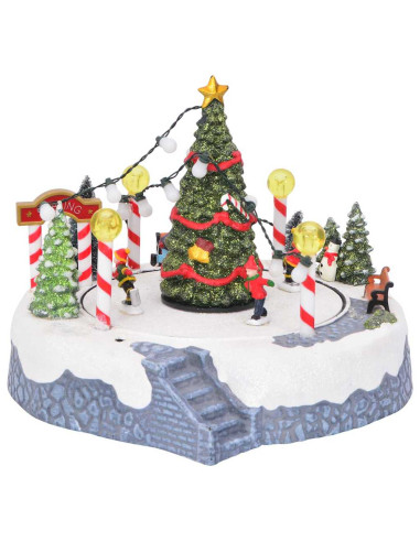 Villaggio di Natale Multicolore 22 x 21.5 x 17 cm Plastica