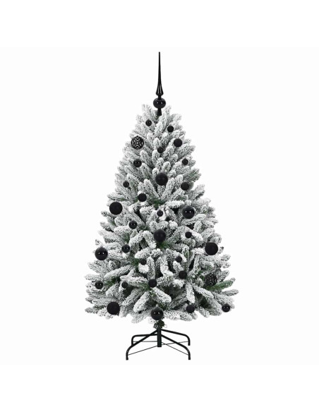 Albero di Natale artificiale Verde e Bianco 120 cm