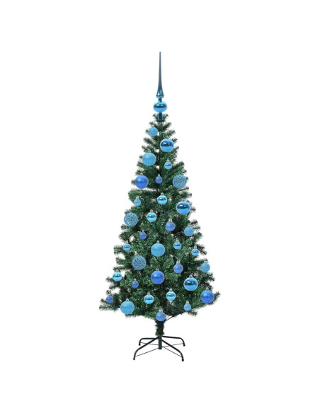 Albero di Natale artificiale con luci integrate Verde 120cm