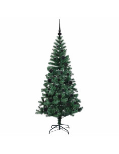 Albero di Natale artificiale con luci integrate Verde 150cm