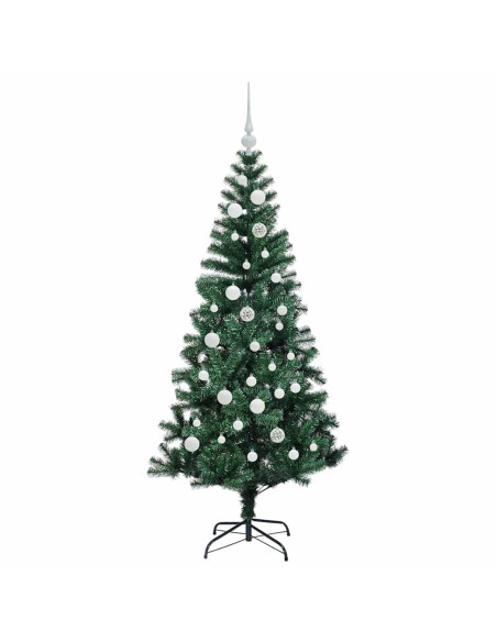 Albero di Natale artificiale con luci integrate Verde 150cm