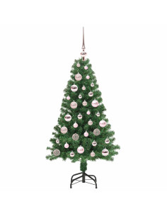 Albero di Natale artificiale con 150 LED Verde 120 cm