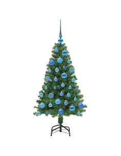 Albero di Natale artificiale con 150 LED Verde 120 cm