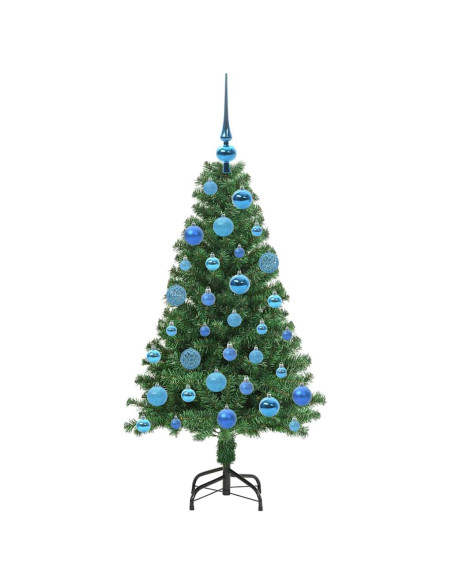 Albero di Natale artificiale con 150 LED Verde 120 cm