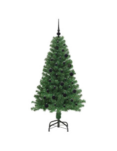 Albero di Natale artificiale con 150 LED Verde 150 cm