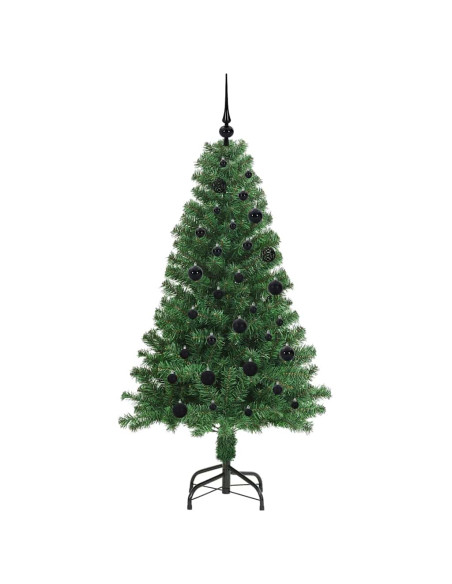 Albero di Natale artificiale con 150 LED Verde 150 cm