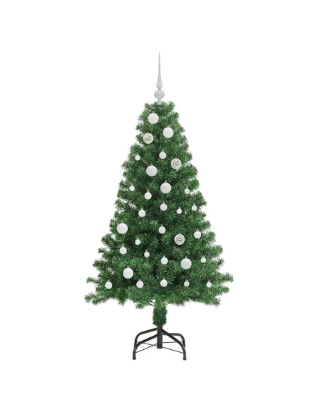 Albero di Natale artificiale con 150 LED Verde 150 cm