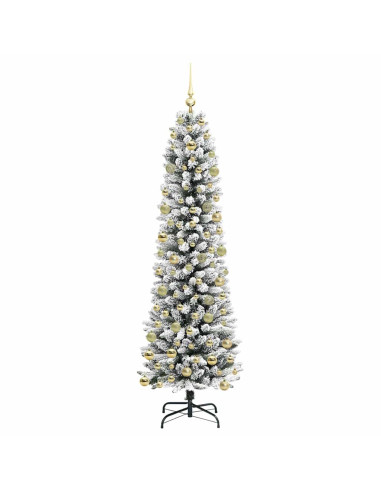 Albero di Natale artificiale con 300 LED Bianco 210 cm