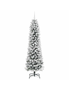 Albero di Natale artificiale con 300 LED Bianco 210 cm