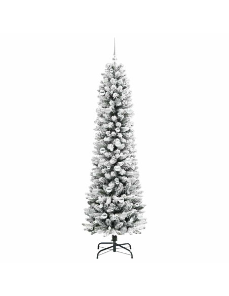 Albero di Natale artificiale con 300 LED Bianco 210 cm