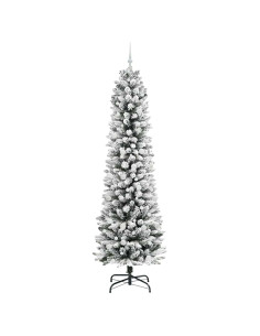 Albero di Natale artificiale con 300 LED Verde e bianco 240 cm