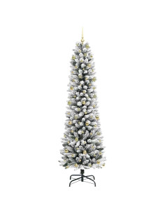 Albero di Natale artificiale Bianco 240 cm