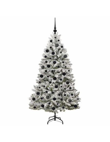Albero di Natale artificiale Verde e Bianco 180 cm